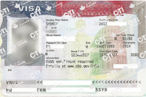 Visa B1/ B2 alter-text